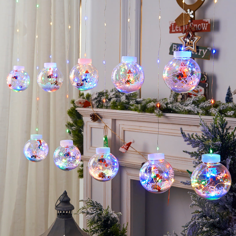 Curtain Lights Decorate Christmas Tree Pendants