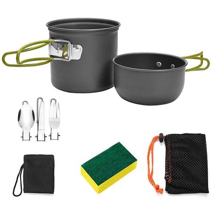 Outdoor Portable Camping Cooker With Cutlery - Minihomy