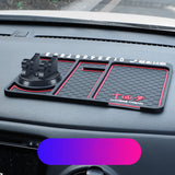 Non-Slip Car Phone Pad For 4-in-1 Car Parking Number Card Anti-Slip Mat Auto Phone Holder