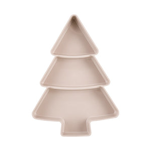 4Pcs Christmas Tree Ceramic Plates - Minihomy