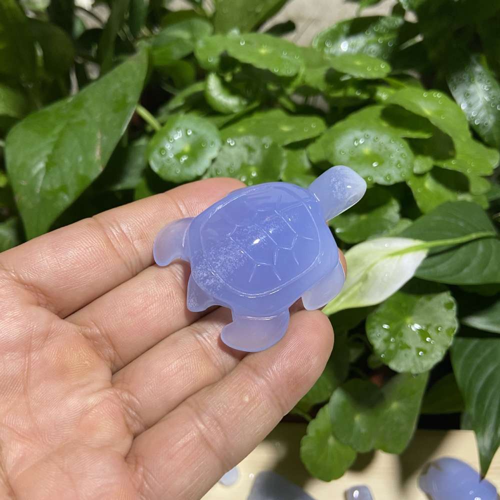 Crystal Semi-Precious Turtle Carving Crafts - Minihomy