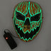 LED Mask Luminous Glowing Halloween Party Mask Neon EL Mask Halloween Cosplay Mask - Minihomy