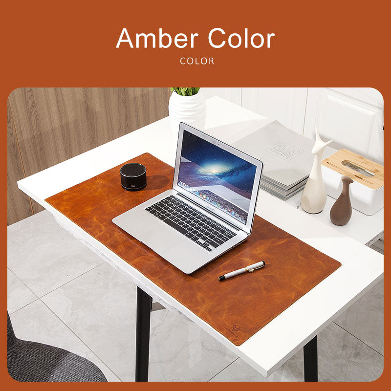 Grain Leather Desk Mouse Pad Desktop Office - Minihomy