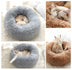 Soft Thick Cutton Plush Round Pet Bed - Minihomy