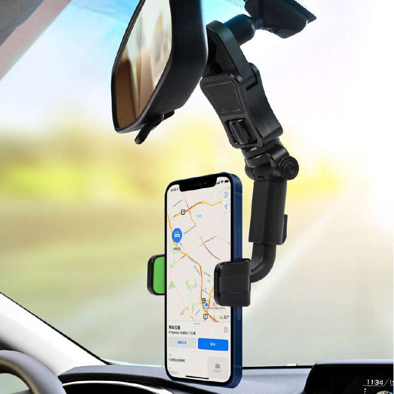 Car Mobile Phone Holder Rear View Mirror Bracket AR Navigation Pillow - Minihomy