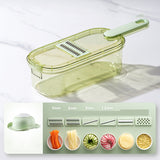 Shredded Vegetable Slicer Food Cutter Artifact Kitchen Multi-function Hand Rub