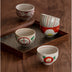 Japanese Style Household Handmade Ceramic Rice Bowl Hand-painted Pattern - Minihomy