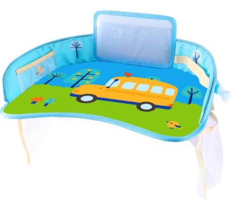 Children's toys storage waterproof table pouch car storage table dining table tray waterproof toy table