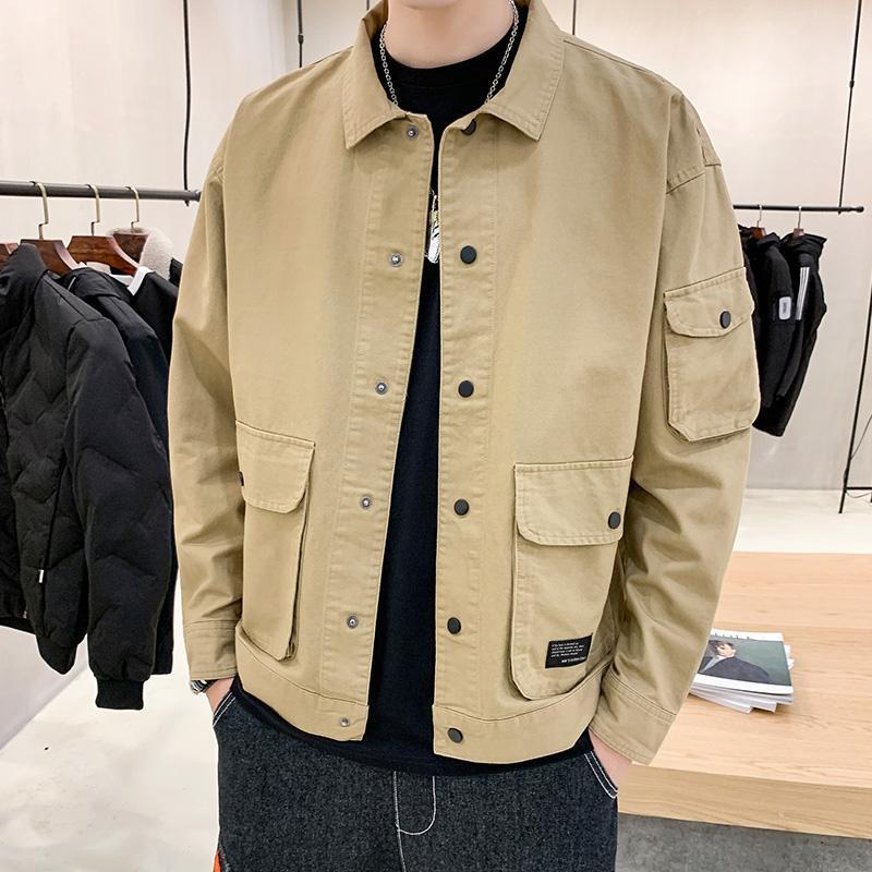 Men's Casual Clothes Autumn Coat Men Autumn Tooling Jacket Men - Minihomy