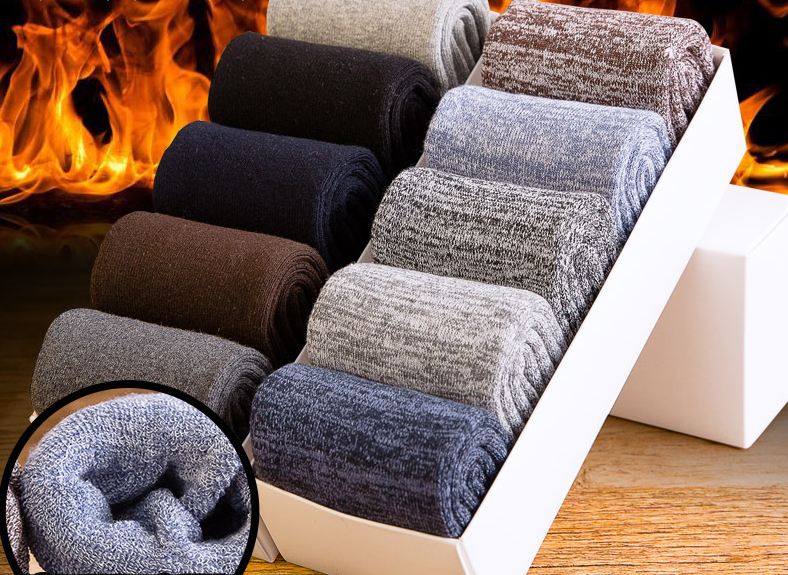 Men's Winter Cotton Socks Towels