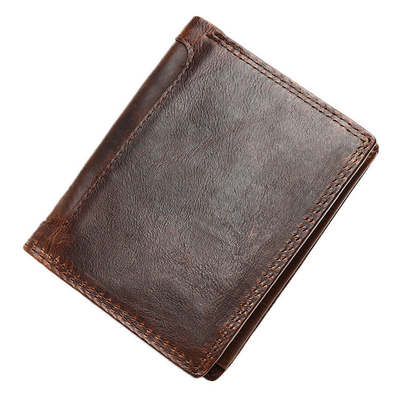 Men's Business Vintage Leather Wallet - Minihomy