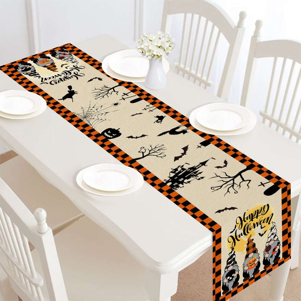 Halloween Table Runner Table Decoration Tablecloth - Minihomy