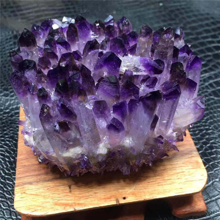 Cruz Amethyst Cluster Home Decoration Ornament Mineral Specimen - Minihomy