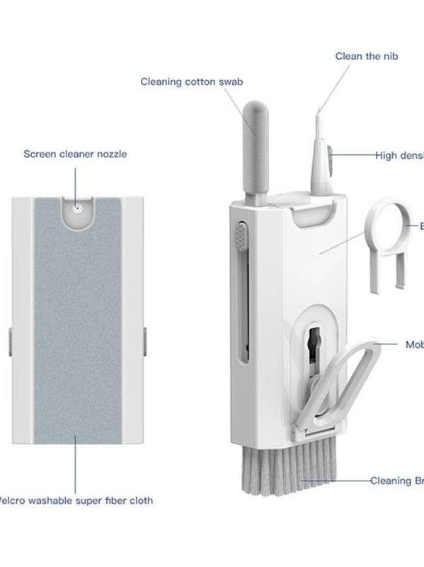 8 In 1 Multifunctional Swipe Clean Dust Keyboard Cleaning Brush Kit Set - Minihomy