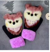 Cartoon Animal Autumn And Winter Warm Mittens - Minihomy