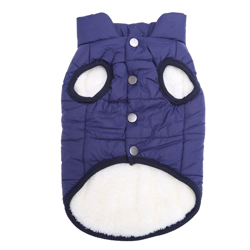 Clothes For Small Large Dogs Winter Chrismtas Dog Vest Jacket Warm Fleece Pet Coat Chihuahua Pug French Bulldog Clothing Outfits - Minihomy