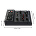 4-Channel 2-band EQ 48V Sound Mixing Console Digital Audio Mixer - Minihomy