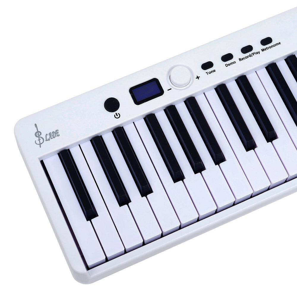 88 Keys Portable Folding Electronic Piano with Dual Speaker and Bluetooth for Beginner Professional Electronic Music Piano - Minihomy