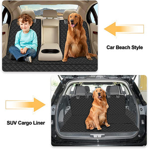Dog Car Seat Cover Waterproof Car Rear Back Mat Pet Carrier Travel Hammock Non-slip Folding Safety Cushion Protector Pet Supply