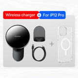 Baseus Magnetic Car Phone Holder Wireless Charger for iPhone 13 iPhone 12 Pro Max Wireless Charging Car Charger Phone Holder