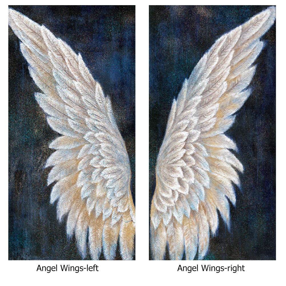 Angel Wings 5D DIY Full Round Drill Rhinestones Diamond Painting Mosaic Kits Art Craft Home Decor Gifts