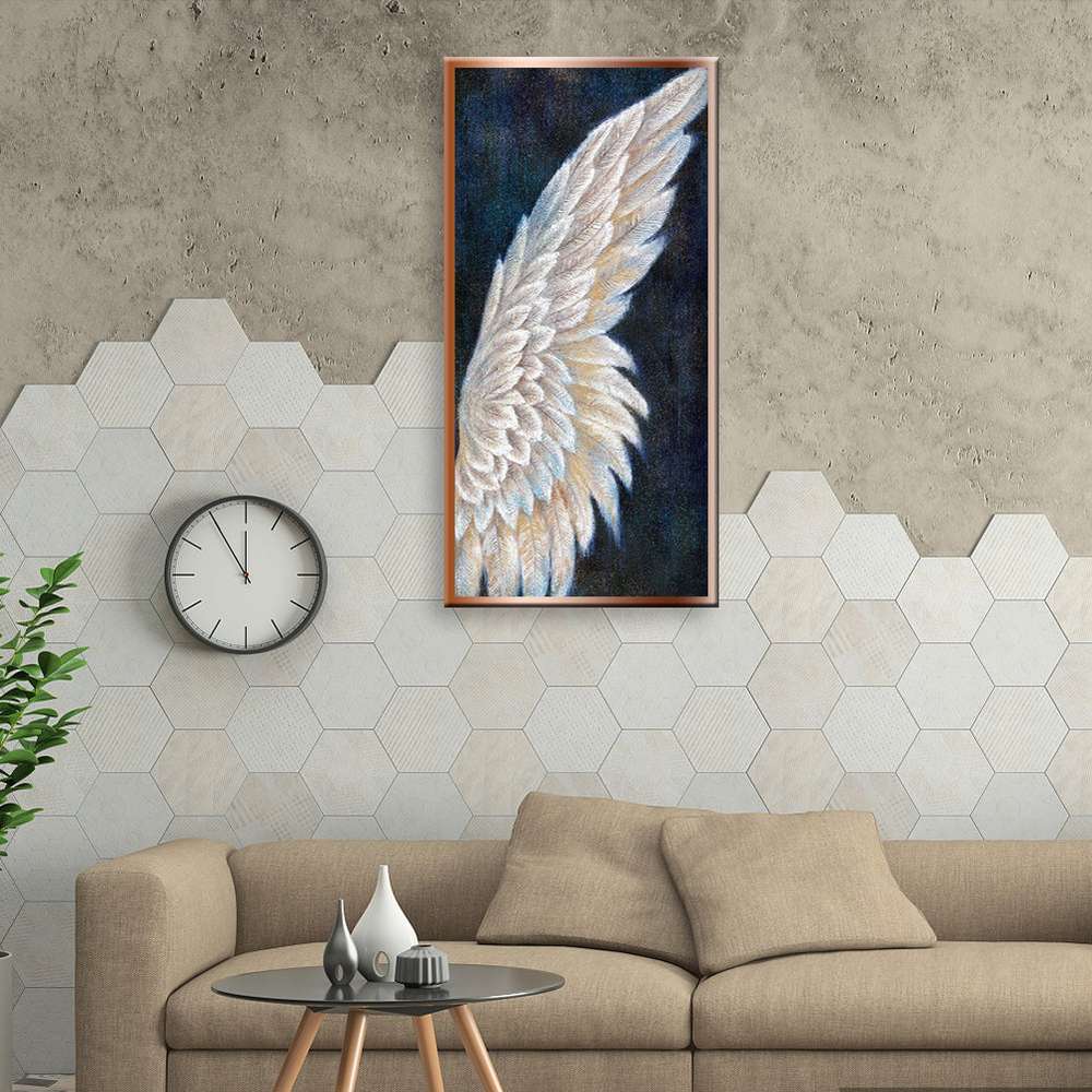 Angel Wings 5D DIY Full Round Drill Rhinestones Diamond Painting Mosaic Kits Art Craft Home Decor Gifts - Minihomy