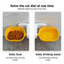 Cat Dog Water Bowls Dual-purpose Wall Hanging Pet Feeding Bowl - Minihomy