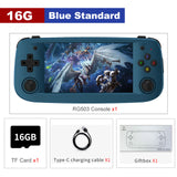 ANBERNIC RG503 RG351P Retro Video Game Console RK3326 Linux System PC Shell PS1 Game Player Portable Pocket HandheldGame Console - Minihomy