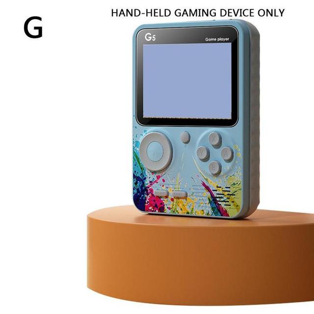 Coolbaby G5 Mini TV Portable Classic Handheld Retro Video Game Console Built-in 500 Game  3.0Inch Players Screen