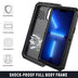 360 Heavy Duty Metal Armor Protection Case for iPhone  Waterproof Shockproof Cover - Minihomy