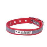 Personalized Dog Leather Collar