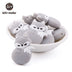 Make Silicone Beads Teething Cartoon Fox Beads Animals - Minihomy